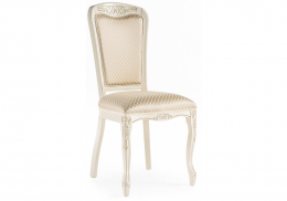 Стул деревянный Клето патина золото / ромб (49x59x104)