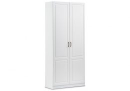 Шкаф Ливерпуль белый / ясень ваниль НМ-1012-100 (100x41,4x220,3)