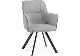 Стул на металлокаркасе Elis gray / dark gray / black (58x62x88)