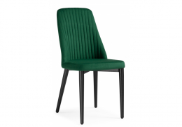 Стул на металлокаркасе Фена R зеленый / черный (46x56x91)